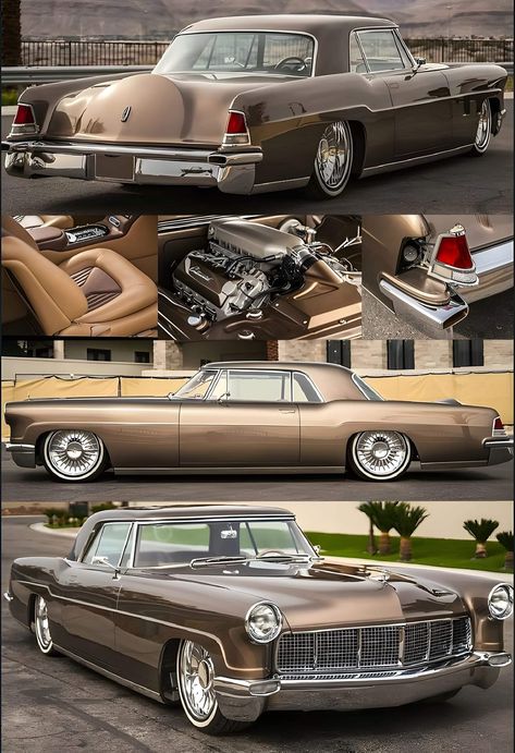 1957 Lincoln Continental Mark II Old American Cars, Cool Old Cars, Custom Cars Paint, Lincoln Cars, Classic Cars Trucks Hot Rods, American Classic Cars, Ford Classic Cars, Old Classic Cars, Sweet Cars