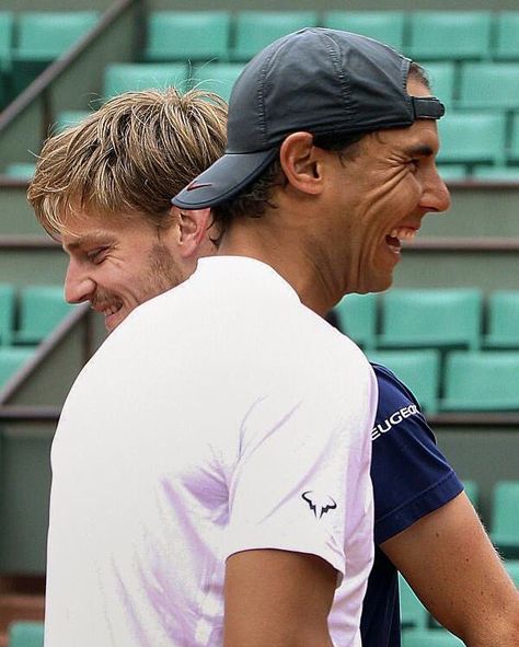 David Goffin on Twitter: "Great practice session with @RafaelNadal today @rolandgarros ! #RG16 https://t.co/HEixWhV60y" Rafa Nadal - French Open 2016 - Roland Garros David Goffin, Rafa Nadal, French Open, Rafael Nadal, Tennis Players, Beautiful People, Trucker Hat, Tennis, On Twitter