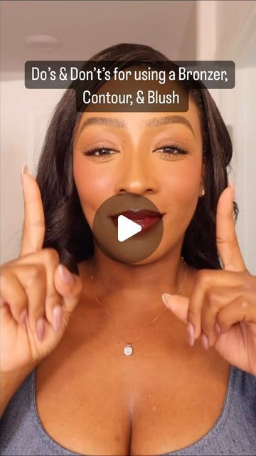 Kristen Green | Do’s & Don’t’s for using a Bronzer, Contour, & Blush 👆🏾   Makeup used in video 👇🏾   @narsissist Laguna Cream Bro... | Instagram Contour Bronzer Blush Highlight Guide, Bronze Vs Contour, How To Apply Contour And Blush, How To Use Cream Bronzer, Where Do You Put Bronzer, How To Apply Blush And Bronzer, Contour And Bronzer Placement, Bronzer And Blush Placement, Contour Stick Tutorials