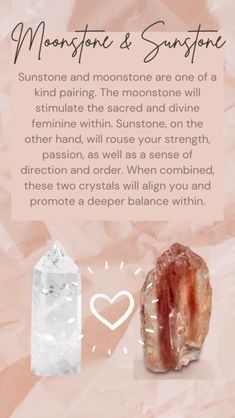 Moonstone And Sunstone, Crystal Healing Chart, Sunstone Bracelet, Moonstone Rings, Suffolk Va, Crystal Power, Crystal Guide, Crystals Healing Properties, Spiritual Crystals