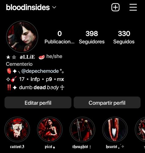 Insta Bio Layout, Vampire Bio For Instagram, Gothic Bio For Instagram, Emo Bio Ideas, Goth Ios Layout, Goth Instagram Bios, Goth Bios For Instagram, Instagram Bio Layout, Twitter Perfil Ideas