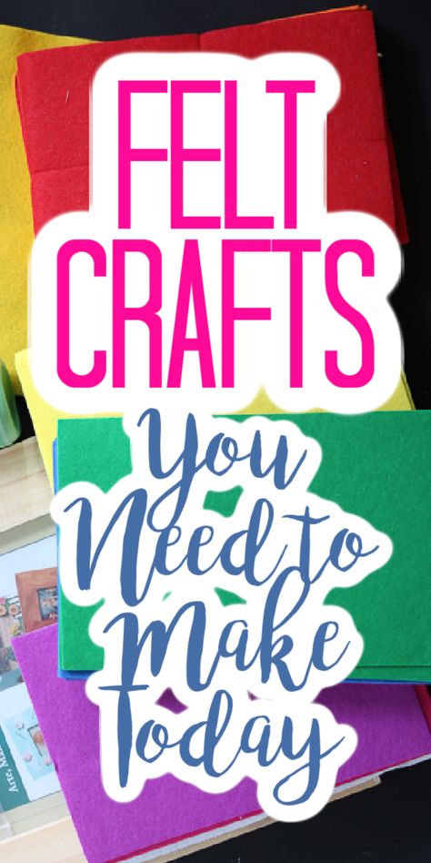 Crafts Using Felt Ideas, Felt Scraps What To Do With, Diy Felt Projects Craft Ideas, Projects Using Felt, Felt Ideas To Sell, Craft Felt Projects, Crafting With Felt, Htv On Felt, How To Sew Felt By Hand