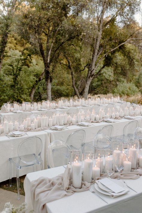 Candle Lit Table Wedding, Destination Intimate Wedding, Tuscany Wedding Centerpieces, Modern Micro Wedding, Magical Wedding Reception, Neutral Wedding Reception Decor, Minimal Chic Wedding Decor, Backyard Wedding Tablescape, Wedding Table Draping