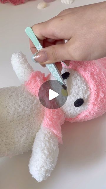 Derya🥐🥐 on Instagram: "Melody plush with socks tutorial💞��🎀🌸" How To Make Sock Plushies, Sock Plushies Diy, Sock Plushies, Sock Plush, How To Make Socks, Plushies Diy, Diy Plush, Melody Plush, Diy Plush Dolls