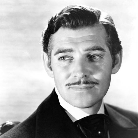 List of Famous Movie Stars From The 1950s Pencil Mustache, Famous Mustaches, Wind Movie, Moustache Style, Song Of The South, Rhett Butler, Mustache Styles, Loretta Young, Carole Lombard