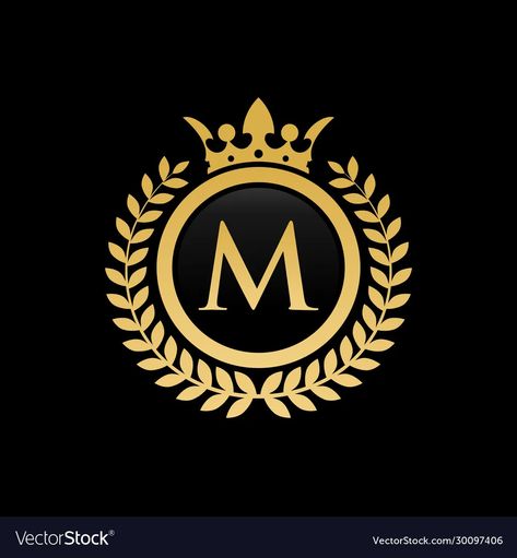 Letter m royal crown logo vector image M M Logo, M Crown Logo, Crown Logos, M Logos, M Logo Design, M Letter Images, Logo X, Letters M, Royal Logo