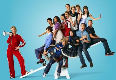 The Cast, Modern Family, Glee, Music, Blue