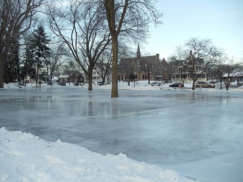 Commons Park, Outdoor Ice Rink, 15 Dec 2010 | Flickr - Photo Sharing! Ice Skating Place Background, Outdoor Ice Rink Aesthetic, Skating Place, Ice Skating Rink Background, Outdoor Ice Rink, Outdoor Skating Rink, Pond Hockey, Ice Hockey Rink, Outdoor Ice Skating