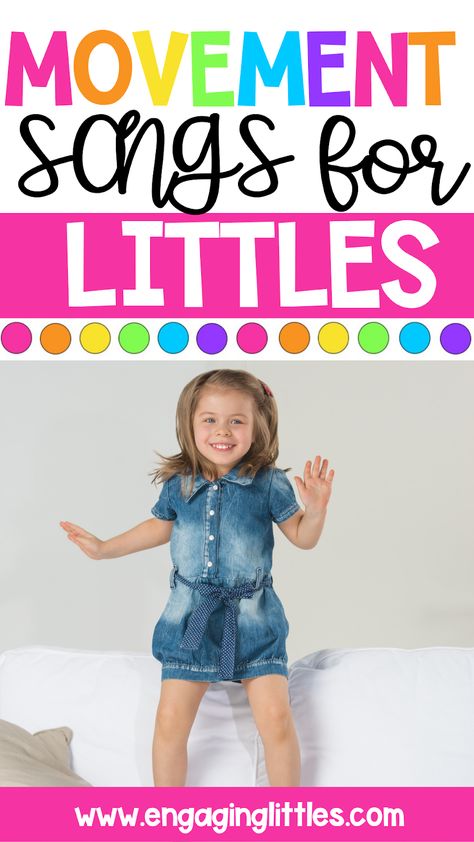 Movement Songs For Toddlers, Music And Movement For Toddlers, Movement Activities For Toddlers, Music And Movement Preschool, Toddler Songs With Actions, Songs For Preschoolers, Toddler Songs, Movement Songs, Music For Toddlers