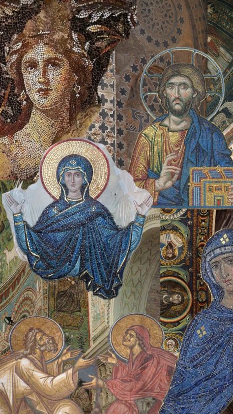 #art #vibes #artcollage #byzantine #byzantineart #mosaic Byzantine Fashion, Byzantine Mosaic, World On Fire, Byzantine Art, Eclectic Decor, Create Collage, Mosaic Art, Creative Play, Your Aesthetic