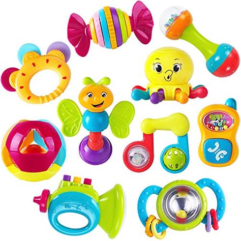 Best Baby Toys, Baby Toys Rattles, Music Toys, First Birthday Gifts, Baby Sensory, Musical Toys, Baby Development, Baby Rattle, Newborn Baby Gifts