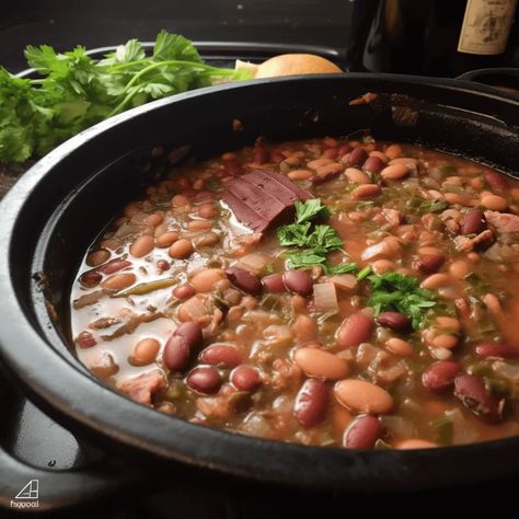 Ham Hock Recipes, Pinto Bean Soup, Meal Planning Calendar, Beans And Cornbread, Ham Hocks, Southern Comfort Food, Lemon Blueberry Bread, Salt Pork, Ham Hock