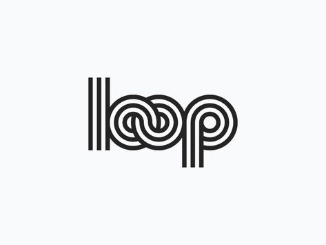 The Great Loop, Loop Logo Design, Twist Logo, Movement Logo, Loop Logo, Simple Logos, Digital Painting Techniques, Minimalist Business Logo, Loop Design