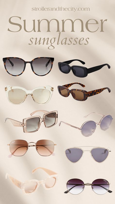 Finding the perfect pair of sunglasses is not easy. You’ll want a style that compliments your face shape and fits well with the size of your features. There are a few eye wear sites that will help you determine what shape and size of lens works best for you, simply by uploading a photo of yourself. One of the sites with the best face shape guide is Ray-Ban. I’ve pulled together a list of 14 of the best sunglasses you need this summer. Face Shape Guide, Face Shapes Guide, Best Sunglasses, Cheap Brands, Cold Summer, 2024 Outfits, Sunglasses 2024, Summer Sunglasses, Eye Wear