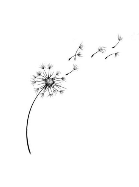 Blooming Dandelion Tattoo, Dandelion Tattoo Drawing, Dandelion Tattoo On Forearm, Dandelion Drawing Tattoo, Dandelion Ear Tattoo, 5x5 Tattoo Ideas, Free Tattoo Fonts, Dandelion Tattoo Design, Dandelion Drawing