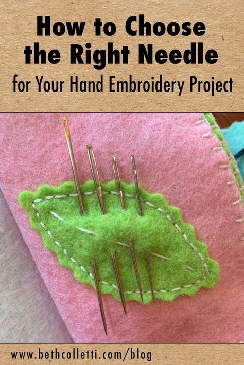 Basic Hand Embroidery Stitches, Embroidery Lessons, Felt Embroidery, Embroidery Stitches Tutorial, Hand Embroidery Projects, Hand Embroidery Art, Embroidery Needles, Hand Embroidery Stitches, Embroidery Craft