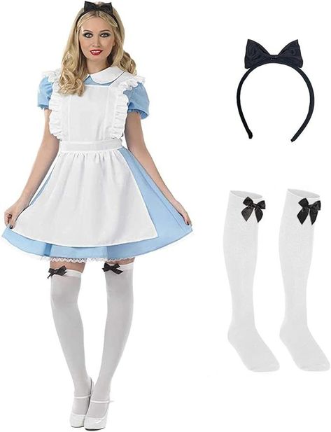 HALLOWEEN DECOR / COSTUMES Halloween Costume Couple Halloween Costumes #halloween #halloweendecorations #halloweendecor #fashioninspo #falloutfits #fallstyle #fallaesthetic #fall #fallfashion2023 #falloutfitswomen #autumnaesthetic #halloweenaesthetic #fallfits #fall2023fashiontrends #ad Disney Characters Fancy Dress, Alice In Wonderland Fancy Dress, Costumes For Work, Costume Carnaval, Alice Costume, World Book Day Costumes, Heart Costume, Book Day Costumes, Alice In Wonderland Costume