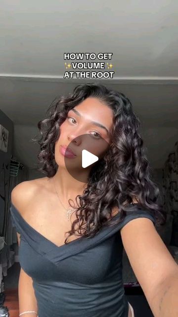 Hair care routinee on Instagram: "HOW TO GET VOLUME AT THE ROOTS✨ | nothing i hate more than flat roots that i cant even put my fingers in to shake and fluff and hair around 🥴 #curlyhair #volume" Root Volume Curly Hair, I Cant Even, The Roots, I Cant, Curly Hair, Curly Hair Styles, Hair Care, Hairstyles, Hair Styles