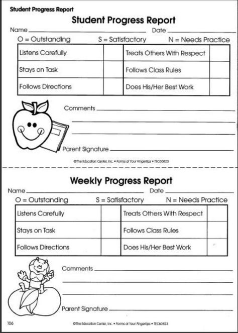 Preschool Weekly Report Template (6) | PROFESSIONAL TEMPLATES Student Progress Report, Daily Behavior Report, Preschool Daily Report, Notebook Printables, Family Notebook, Christmas Skits, Tracking Student Progress, Behavior Report, Teacher Communication