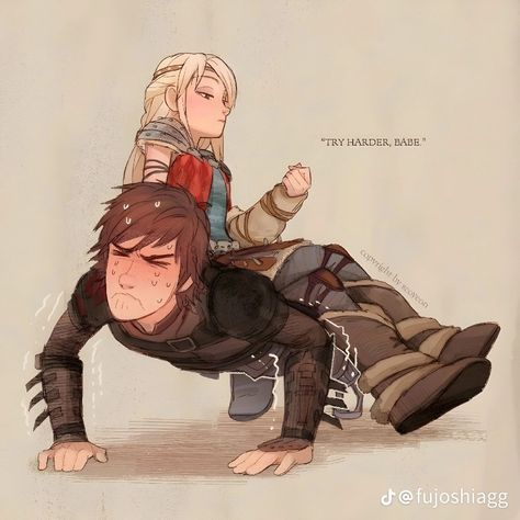 Hicks Und Astrid, Httyd Hiccstrid, Hiccup Horrendous, Httyd Funny, Astrid Hofferson, Httyd Art, Hiccup And Astrid, 디즈니 캐릭터, Dreamworks Dragons