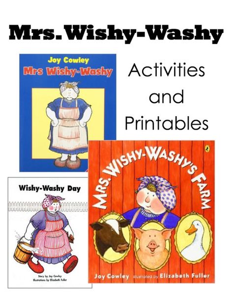 Wishy Washy Activities, Mrs Wishy Washy Farm Activities, Miss Wishy Washy Activities, Ms Wishy Washy Activities, Mrs Wishy Washy Activities Kindergarten, Mrs Wishy Washy Activities Preschool, Mrs Wishy Washy Activities, Joy Cowley Activities, Mrs Wishy Washy