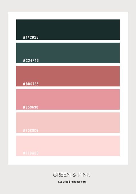 Green and Pink Colour Scheme for Living Room | Cinnamon rose color Colour Scheme For Living Room, Green Botanical Wallpaper, Pink Colour Scheme, Cinnamon Rose, Pantone Palette, Color Design Inspiration, Hex Color Palette, Pink Color Schemes, Living Room Color Schemes