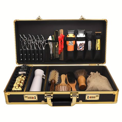 Faster shipping. Better service Barber Accessories, Carrying Boxes, Tools Storage, Barber Supplies, Barber Tools, Diy Musical Instruments, Accessories Crafts, Travel Box, Communication Art