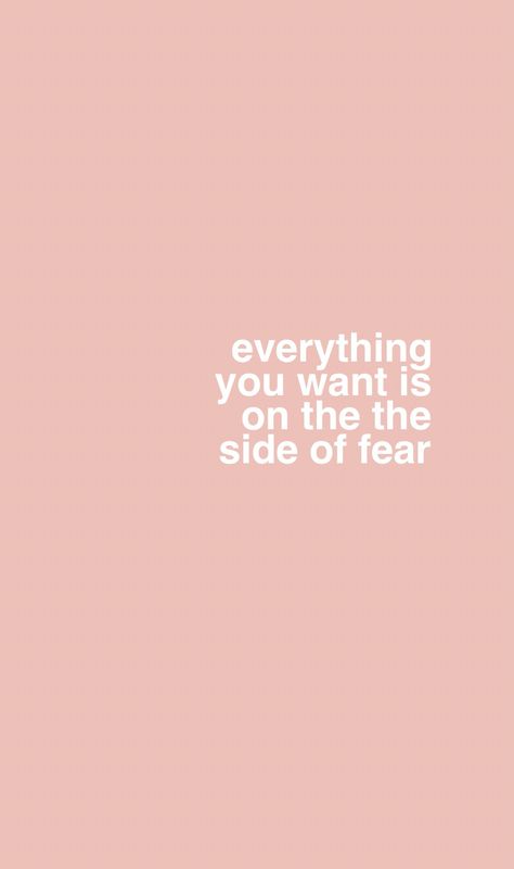 Everything you want is on the other side of fear Everything You Want Is On The Other Side, Vogue Wallpaper, Other Side Of Fear, Thought Provoking Quotes, Abundant Life, Daily Motivation, Words Of Encouragement, Health Coach, Note To Self