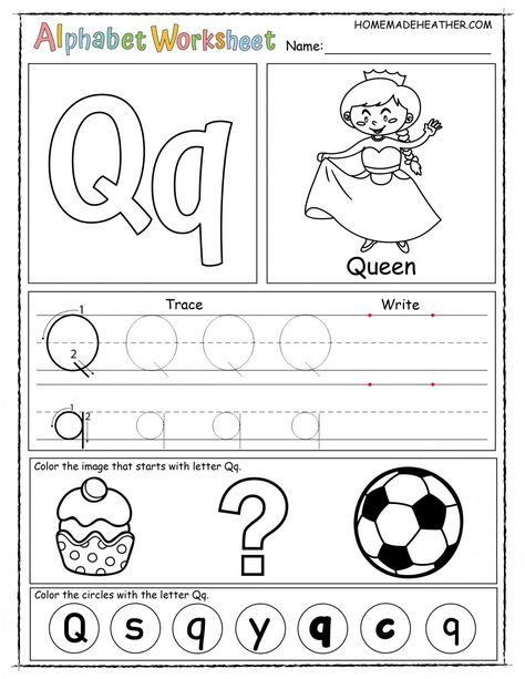 Letter Qq Worksheets For Preschool, Preschool Letter Q Activities, Q Worksheets For Preschool, Preschool Alphabet Crafts, Q Activities For Preschool, Letter Q Crafts For Preschoolers, Letter Q Activities For Preschool, Letter Q Preschool, Preschool Letter Q