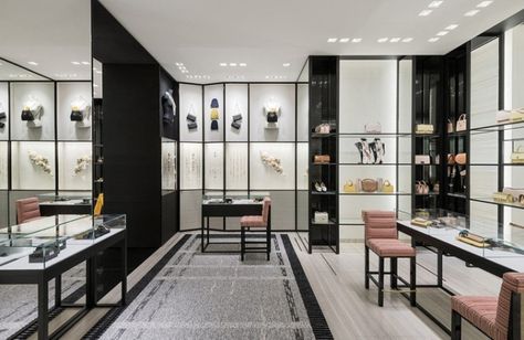 » Chanel flagship store by Peter Marino, Toronto – Canada Jewelry Store Interior, Interior Simple, Interior Design News, Jewelry Store Design, Chanel Store, Retail Design Blog, Commercial Interior Design, Store Interior, Flagship Store