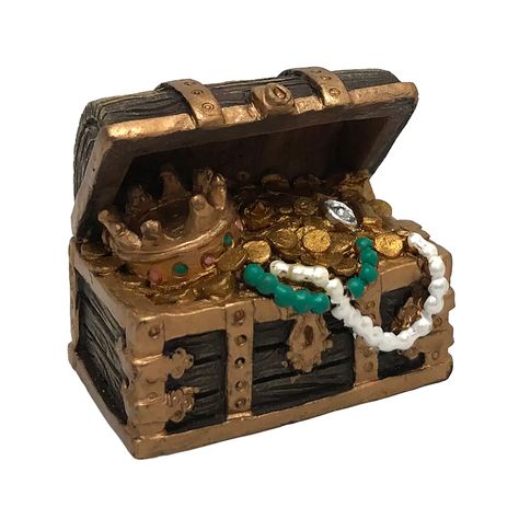 Cardboard Box Costume, Mini Treasure Chest, Pirate Halloween Party, Pirate Chest, Chest Ideas, Dragon Garden, Hobby Lobby Decor, Pirate Island, Box Costumes