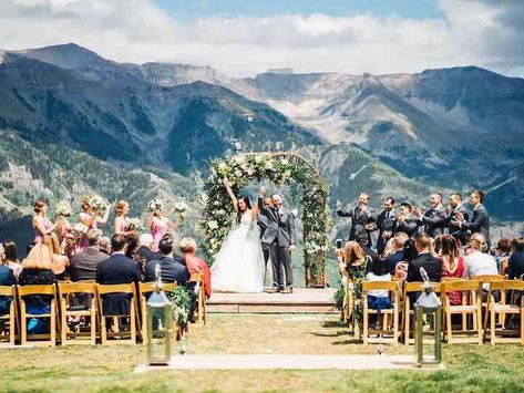 Telluride Colorado Wedding, Scenic Wedding Venues, Lake Tahoe Wedding Venues, Colorado Mountain Wedding Venues, Mountain View Weddings, Montana Wedding Venues, Lake Wedding Venues, Scenic Wedding, Mountain Top Wedding