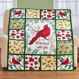 Home Décor & Accessories | Collections Etc. Cardinal Quilt, Scallop Edge Quilt, Shabby Chic Quilts, Boho Quilt, Quilted Throw, Chic Quilts, Quilted Throw Blanket, Floral Patchwork, Bed Throw Blanket