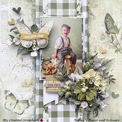 Masculine Scrapbook, Scrapbook Gallery, School Scrapbook Layouts, Boy Scrapbook Layouts, Beautiful Scrapbook Layouts, Mixed Media Layout, Scrapbook Storage, Scrapbook Quotes, Christmas Ephemera