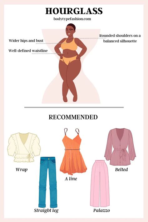 How to Dress Plus Size Hourglass Body Shape - Fashion for Your Body Type Modest Outfits For Curvy Body Type, Hourglass Plus Size Outfits, Mid Size Hourglass Outfits, Plus Size Style Tips, Hourglass Body Shape Fashion, Hourglass Body Shape Outfits, Plus Size Body Shapes, Hourglass Figure Outfits, Hourglass Outfits