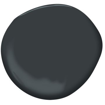 Midnight 2131-20 Benjamin Moore Midnight, Mcgee Paint Colors, Studio Mcgee Paint Colors, Studio Mcgee Paint, The Mcgee Home, Mcgee Home, Black Paint Color, Orange Grove, Benjamin Moore Colors