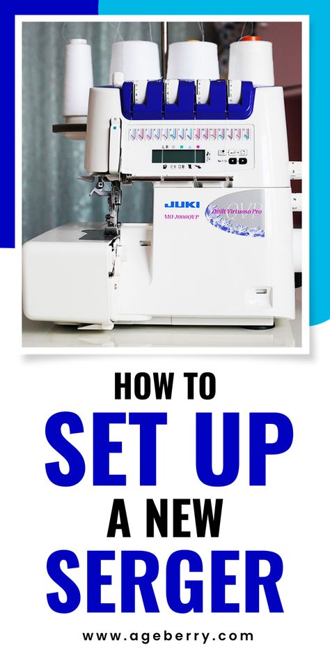 Serger Sewing Projects, Serger Tutorial, Serger Projects, Serger Stitches, Serger Tips, How To Thread, Serger Thread, Serger Sewing, Sewing Machine Basics