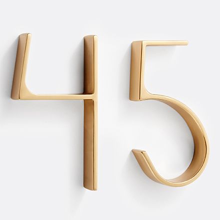 House Numbers | Rejuvenation 3d Signage, Signage Ideas, Porch Accessories, Floor Fans, Outdoor Doors, Reupholster Furniture, Bedroom Seating, Durable Furniture, Medicine Cabinet Mirror