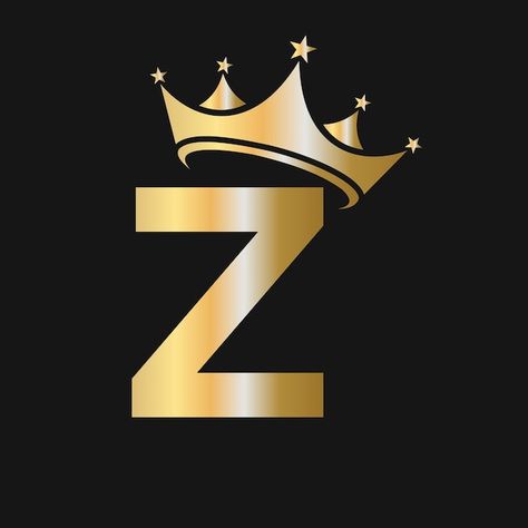 Letter z crown logo crown logo on letter... | Premium Vector #Freepik #vector #crown #king #royal-crown #prince-crown Letter Z Template, Z Wallpaper Letter, Z Wallpaper Letter Iphone, Wallpaper Letter, Crown Pictures, Z Letter, Crown King, Z Wallpaper, Prince Crown