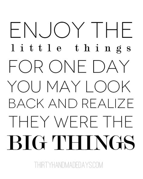 If you can't appreciate the little things now, you won't be able to appreciate the big things later. Your happiness and satisfaction in life does not depend on how many things you have, but how happy you are with what you have.................... ♥ Angela from www.calligraphybyangela.com Quote Happiness, Happiness Inspiration, Fina Ord, Happiness Quotes, Enjoy The Little Things, Small Moments, Great Words, Quotable Quotes, Simple Pleasures