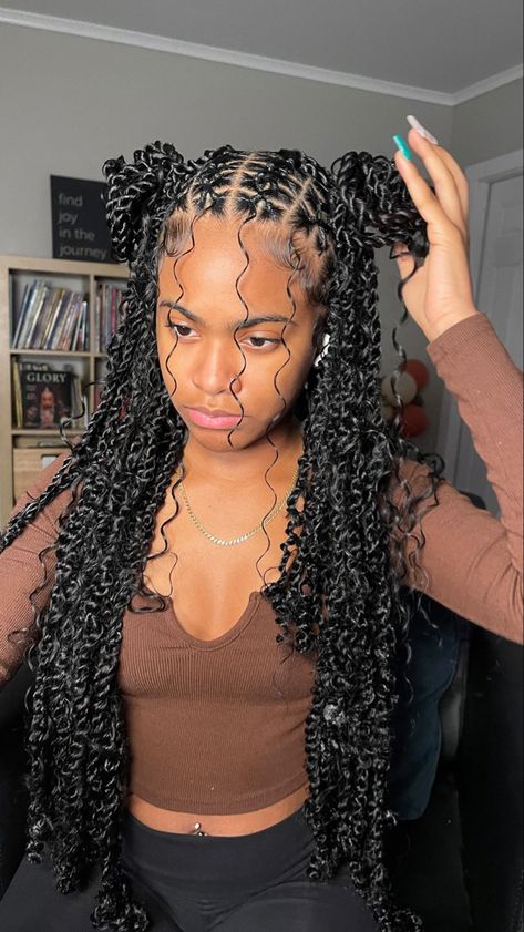 Criss cross passion twists Short Box Braids Hairstyles, Braided Hairstyles For Black Women Cornrows, Hairstyles For Teens, Goddess Braids Hairstyles, Braided Cornrow Hairstyles, Box Braids Hairstyles For Black Women, Cute Braided Hairstyles, Braided Hairstyles For Teens, Quick Braided Hairstyles