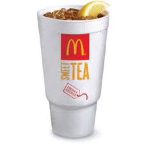 unsweetened McDonald's  iced tea is the best! Mcdonald's Sweet Tea Recipe, Mcdonalds Sweet Tea, Caramel Frappe, Unsweetened Iced Tea, Sweet Tea Recipes, Gluten Free Items, Gluten Free Sweet, Down South, Sweet Tea