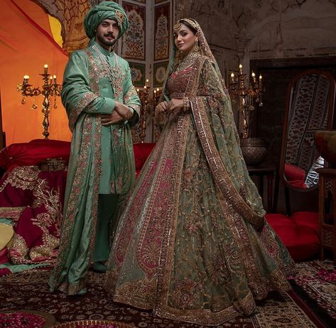 Nikah Couple, Traditional Anarkali, Latest Bridal Lehenga Designs, Nikah Dress, Red Bridal Dress, Latest Bridal Lehenga, Anarkali Lehenga, Wedding Lehenga Designs, Indian Bride Outfits