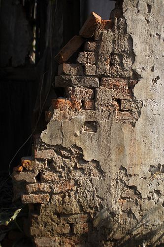 broken brick | Broken Down Brick Wall | Flickr - Photo Sharing! Boundaries Art, Broken Wall, Old Brick Wall, Break Wall, Game Textures, Wall Brick, Art Alevel, Brick In The Wall, Fotografi Kota