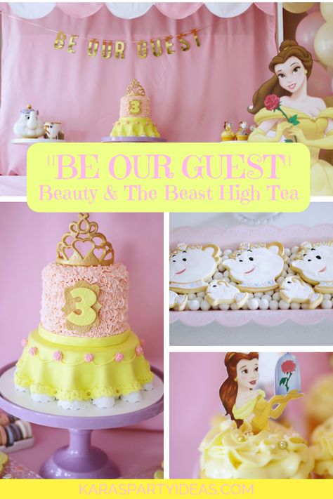 Be Our Guest 1st Birthday, Disney Tea Party Ideas, Beauty And The Beast Third Birthday, Beauty And Beast Party Ideas, Bell Birthday Party Ideas Princess, Be Our Guest Party Theme, Beauty And The Beast Second Birthday, Beauty And The Beast Tea Party Ideas, Beauty And The Beast Kids Party