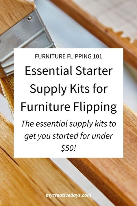 Flip Furniture For Profit, Furniture Flipping Business, Flipping Business, Diy Furniture Makeover, Basic Tool Kit, Furniture Flipping, Dressers Makeover, Budget Home Decorating, Upcycled Home Decor