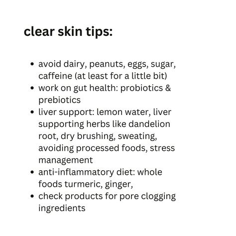 clearing acne naturally means we have to get to the root cause of acne: inflammation, imbalance, lymphatic problems & hormones. the good thing is that all of these can be treated the same way, through diet & lifestyle choices acne is not fun, and clearing it naturally takes some determination, belief, & dedication, but I promise its worth it in the long run comment “clear” and ill send you 4 more clear skin tips! Clearing Skin Tips, Diet To Clear Acne, Key To Clear Skin, Acne Healing Diet, Acne Clearing Diet, What Your Acne Is Telling You, How To Clear Your Skin, How To Have Clear Skin, Skin Detox Acne