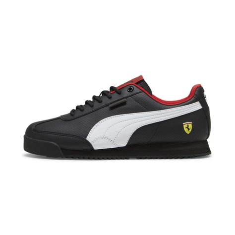 PRICES MAY VARY. SPORT ENTHUSIAST: From the 1968 PUMA Archives, The Roma returns for the next generation with BMW branding, perfect for any motorsport fan. COMFORT AND SUPPORT: EVA midsole for lightweight cushioning. DISTINCTIVE DETAILING: This execution features a synthetic leather base with synthetic leather overlays. BRANDING: PUMA branding on tongue, heel and quarter panel. UPPER MATERIAL: Synthetic leather Ferrari Roma, Sneakers Outfit Men, Euro Cup, Sneakers Puma, Trainers Fashion, Scuderia Ferrari, Puma Mens, Thick Heel, Kids Luggage