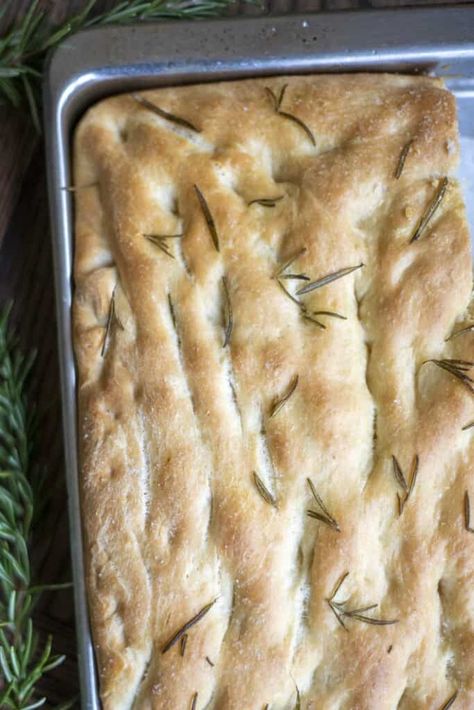 Sourdough Discard Focaccia Gluten Free Focaccia Bread Recipe, Italian Flatbread, Rosemary Focaccia Bread, Foccacia Recipe, Gluten Free Focaccia, Foccacia Bread, Easy Flatbread, Rosemary Focaccia, Focaccia Bread Recipe