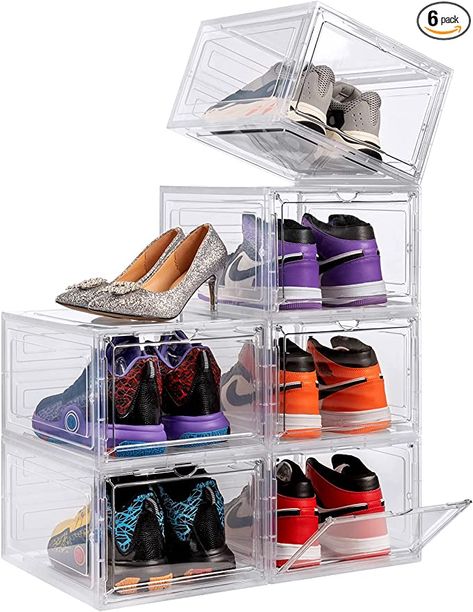 Shoe Display Case, Shoe Box Organizer, Shoe Storage Boxes, Shoe Bin, Shoe Containers, Boot Organization, Úložný Box, Clear Shoes, Plastic Organizer